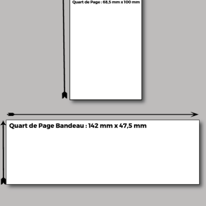 Quart de page